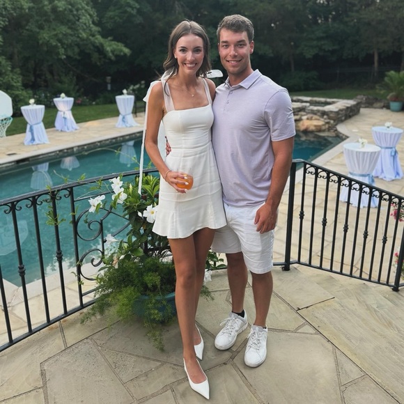 Reformation Kairo Dress hemmed to be mini - Picture 2 of 3